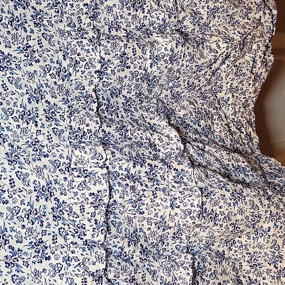 Universal Thread White and Blue Floral Midi Dress - Picture 6 of 9